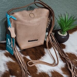 Montana West Leather Small Crossbody Bag NWT